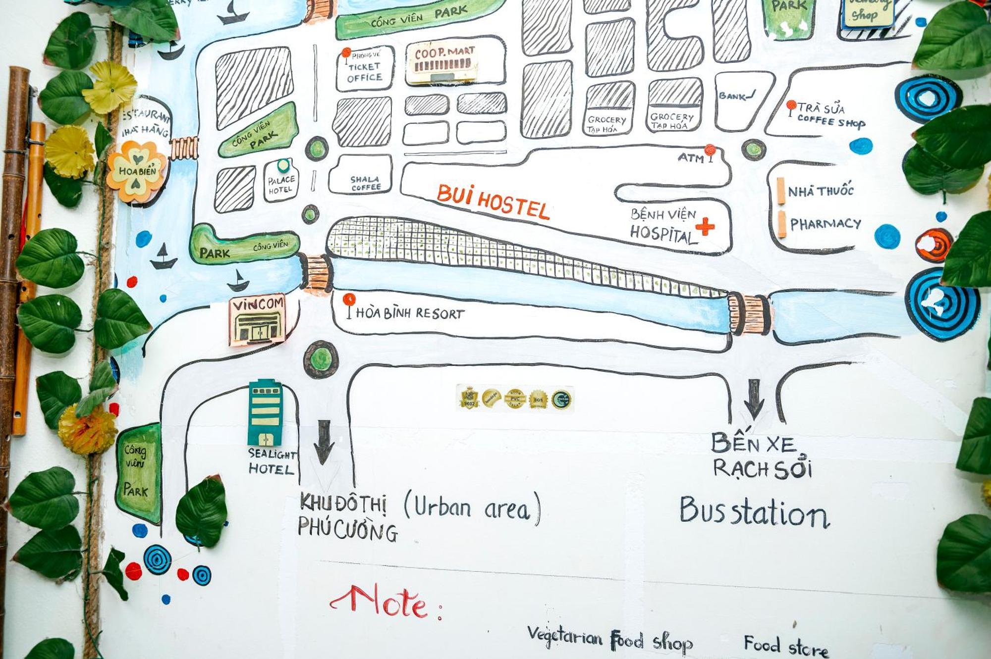 Bui Hostel - Ben Tau Rạch Giá Eksteriør bilde